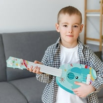 Chamoist Guitar Toy,Classical Ukulele Guitar Musical Instrument,Guitar Musical Toy,Kids Ukulele Guitar Toy for Musical Educational Toy with Nylon Strings Portable Durables Mini Guitar for Beginners