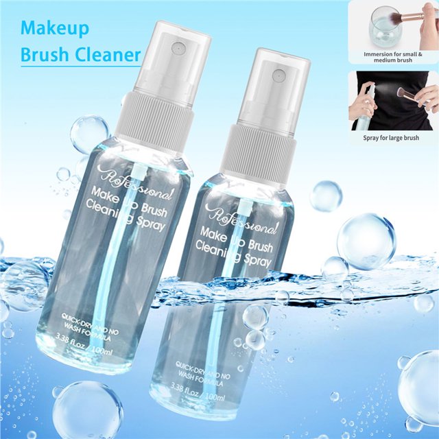 Chamoist Makeup Brush Cleanser Spray,Nowashing Quick Drying Deep