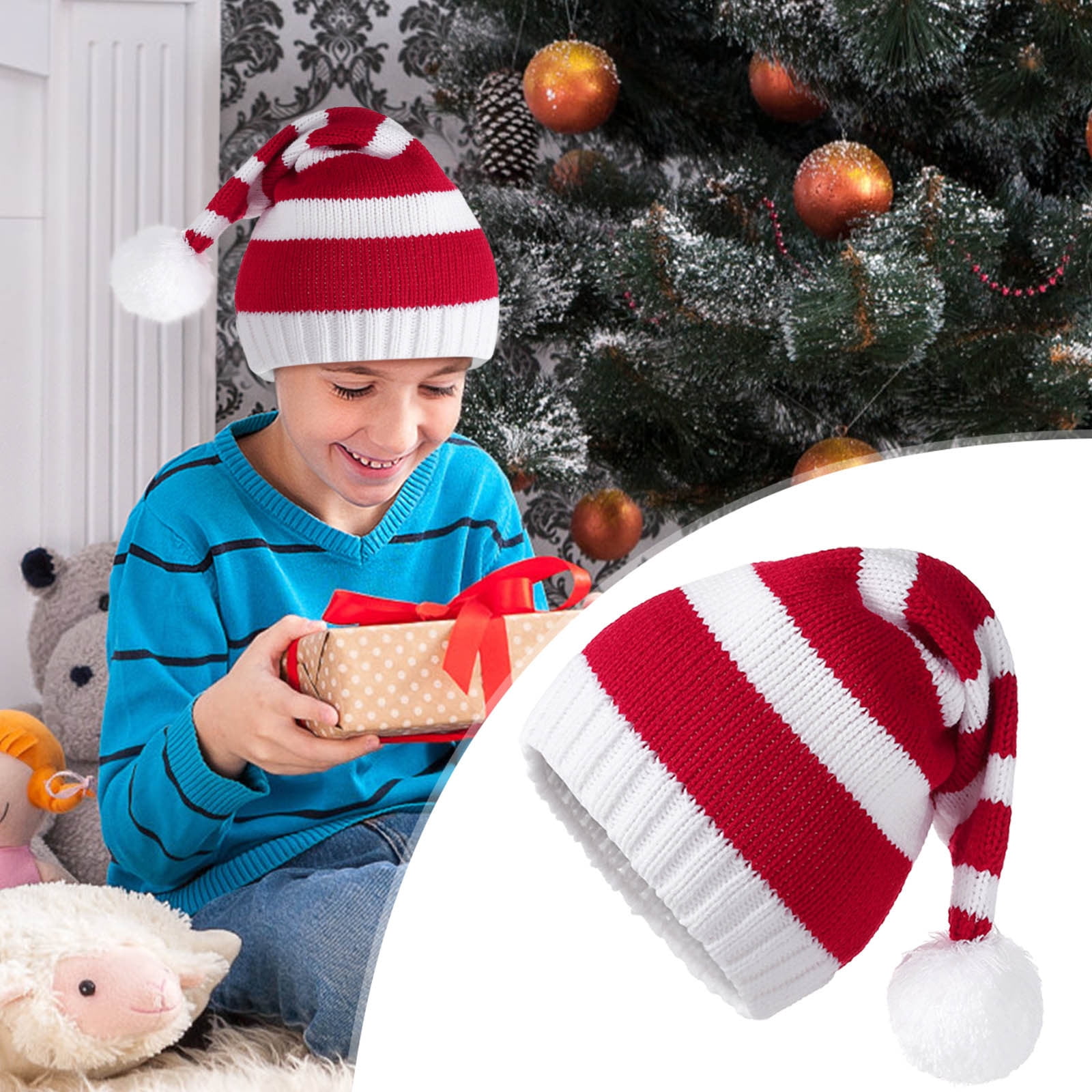 Mini Santa Hats,Toddler Girl&boy Baby Infant Kids And Winter