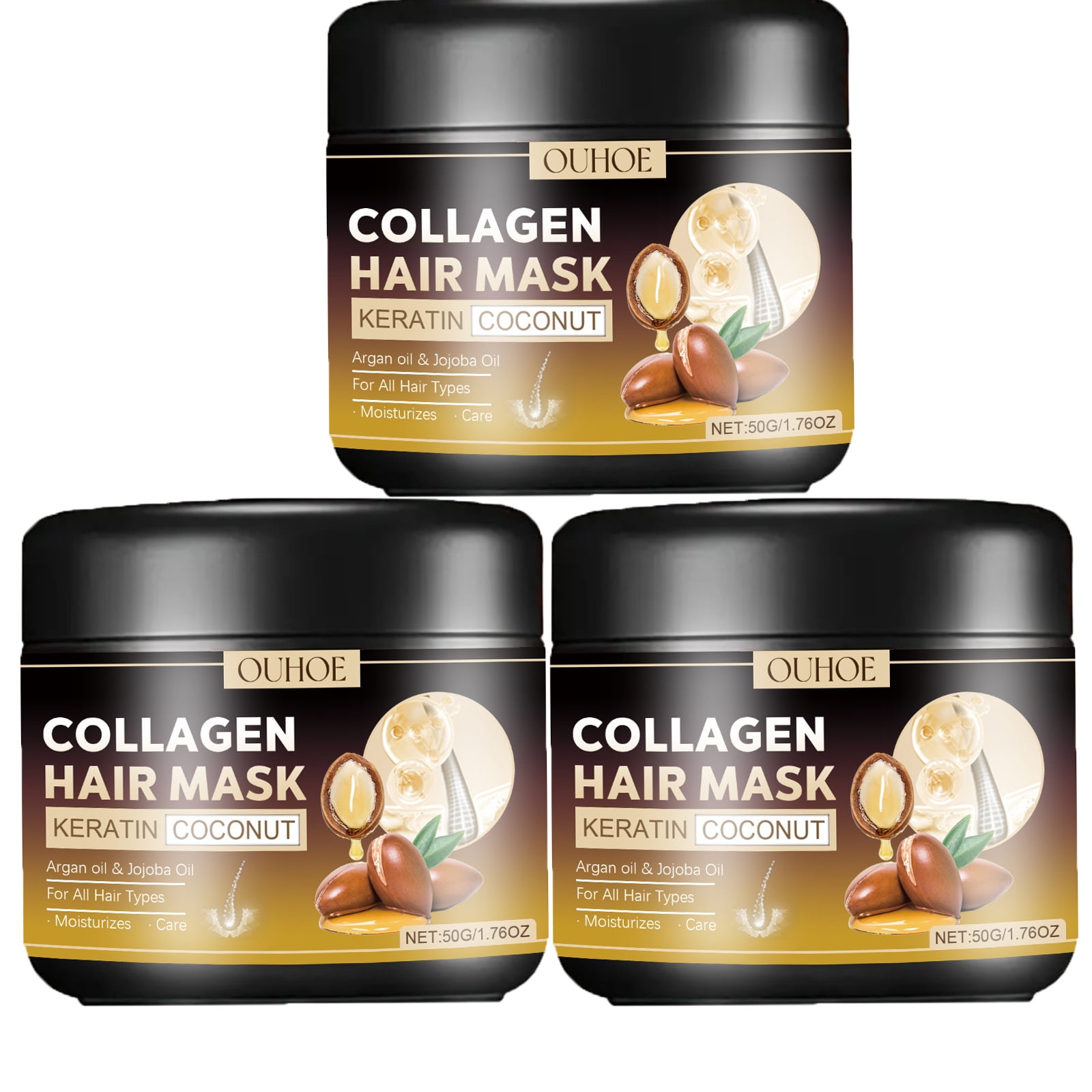 Chamoist New Karsell Collagen Hair Mask, Deeply Repair Hair Strands