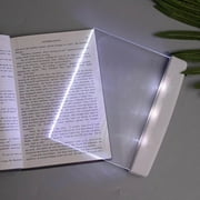 Chamoist Portable Bookmark Light Lightwedge Book Light LED Reading Bright Light Lamp Board Family Study Light Eye Care Reading Lamp Book Lightwedge, for Reading in Bed, Car, Night Reading