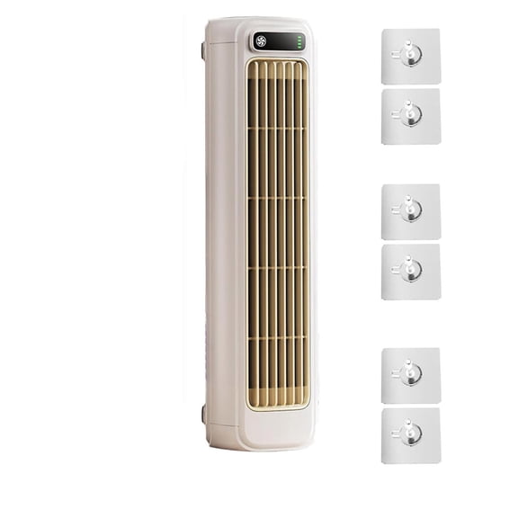 Chamoist Portable Tower Fan, Personal Mini Desktop Cooling Fan with 3 Speed Adjustable Wind, 2000mAh Rechargeable Air Cooler , Ultra Quiet Compact Vertical Fan for Home, Office, Bedroom, Bathroom