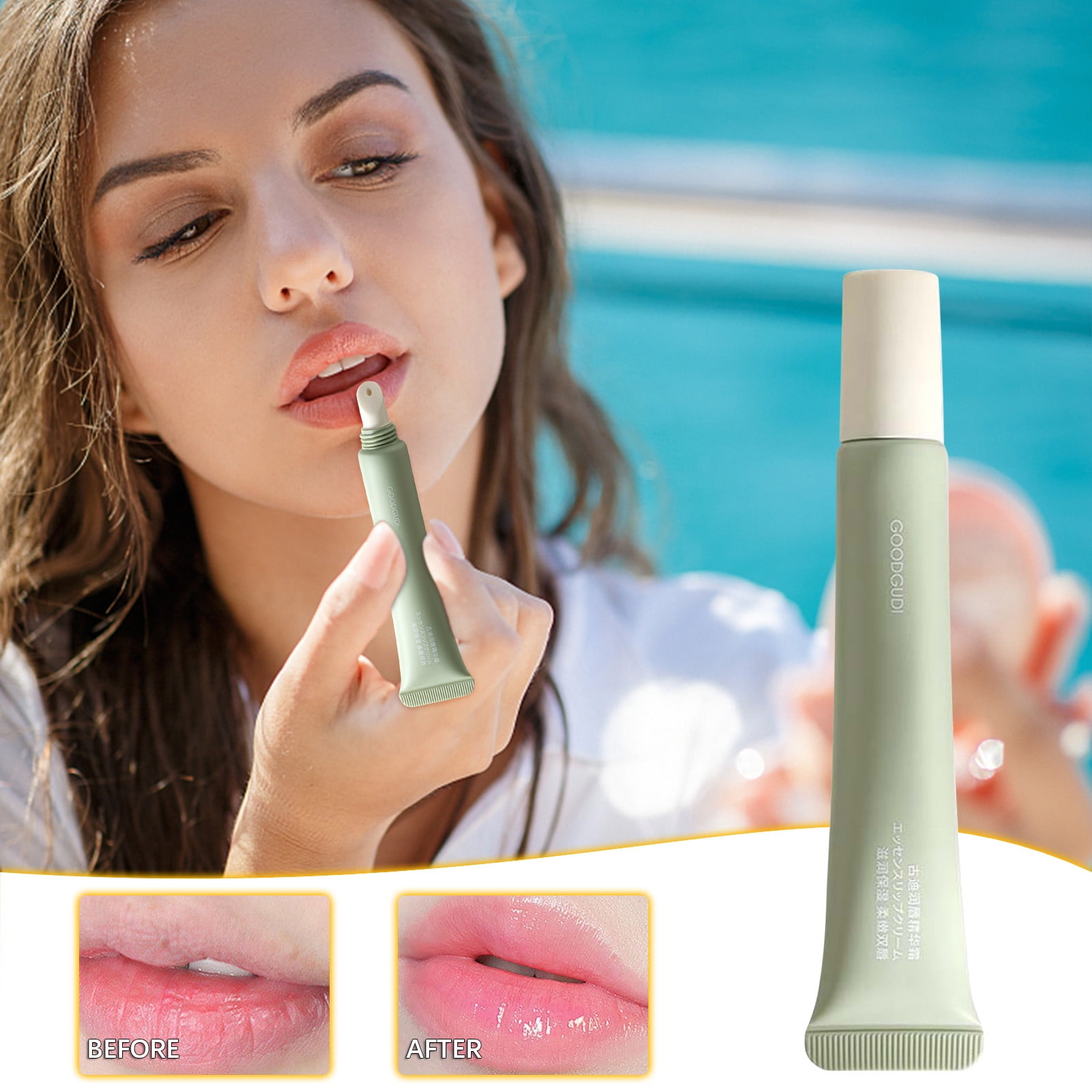 Chamoist 2PC Lip Butter Balm for Hydration, Extract Lip Essence Cream Female Moisturizing Moisturizing Fade Lip Lines Winter Dry Crack To Dead Skin Lip Care 10g - Walmart.com