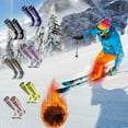 thumbnail image 1 of Winter Thermal Socks Long Tube Skiing Socks, Thickened Insulation Socks, Men's And Women's Skiing Sports Socks, for Snowboarding, Snow, Winter, Thermal Knee-high Warm Socks, Hunting, 1 of 6