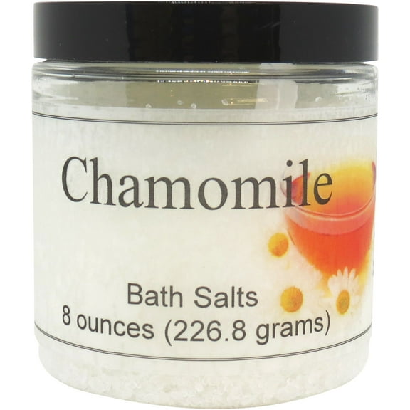 Chamomile Bath Salts by Eclectic Lady, 8 ounces
