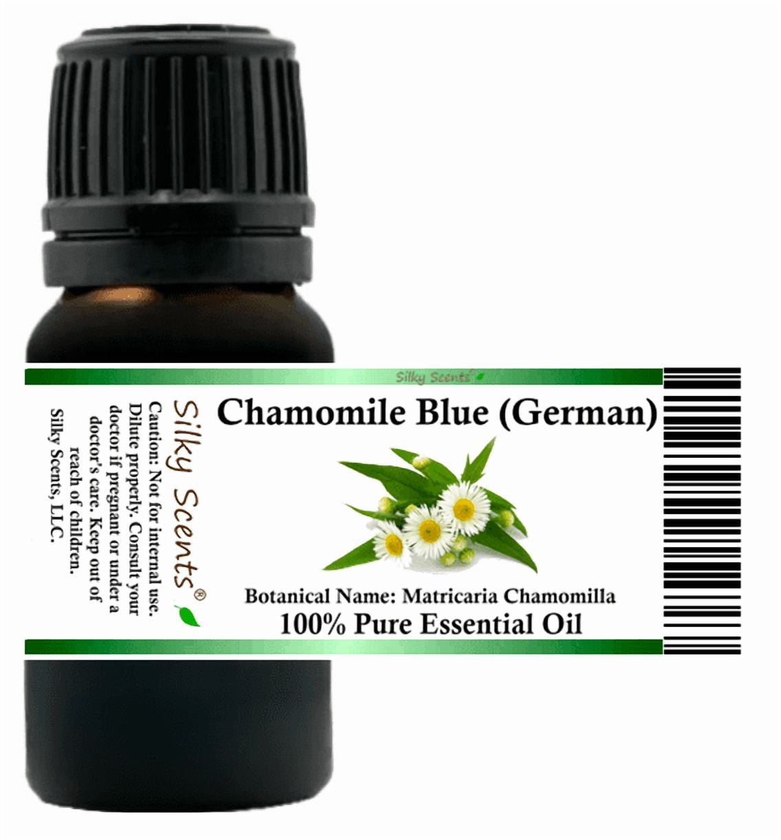 Chamomile Blue German Essential Oil 10 ml (1/3 fl oz) - 100% Pure and Natural by Silky Scents