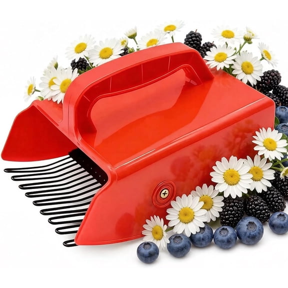 Chamomile Harvester, Chamomile Picker, 2026 New Berry Picker, Ergonomic Flower Harvesting Rake for Lavender, Sweet Gum Tree Ball Picker Upper, Gentle Precision Picking for Home Gardeners (1Pcs)