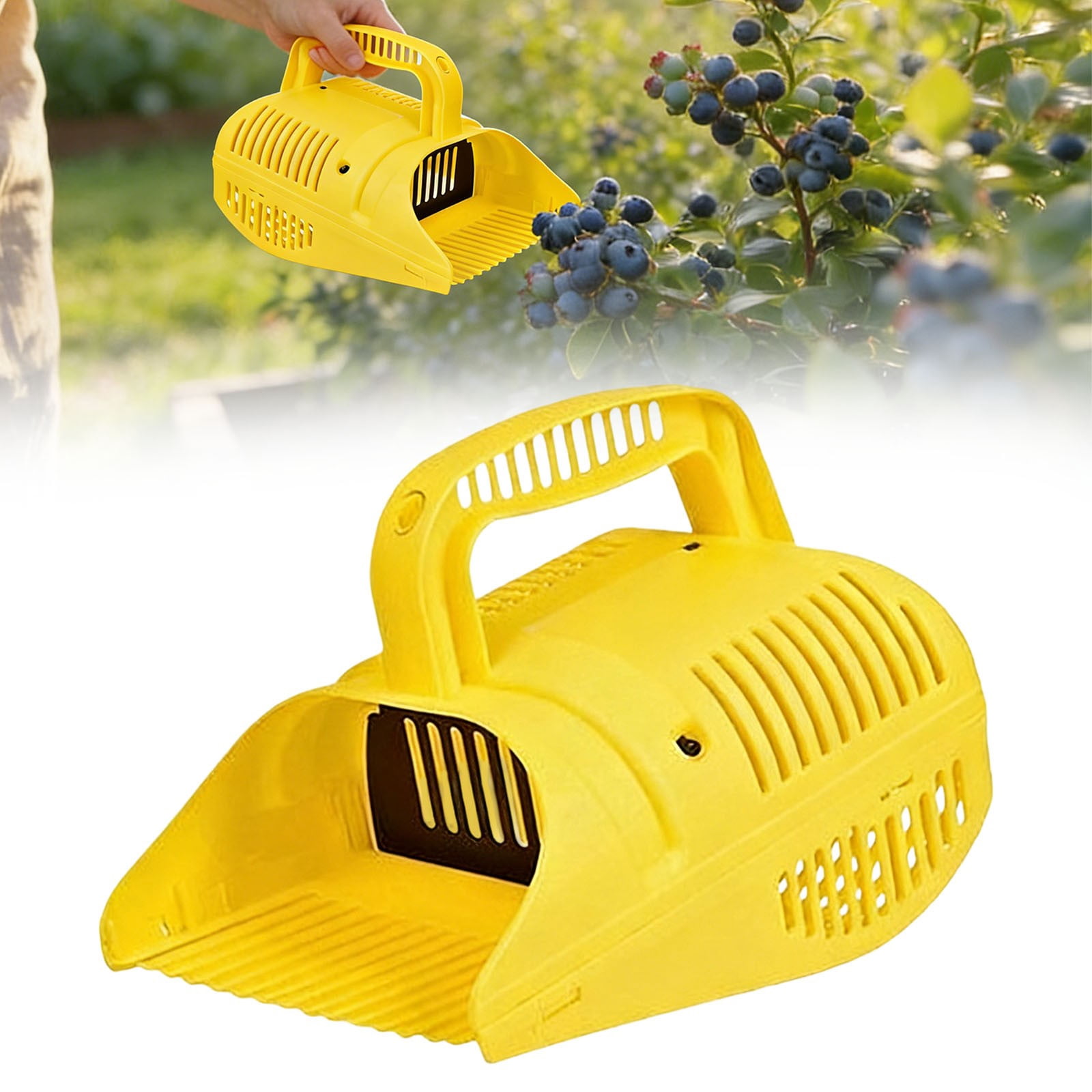 Chamomile Harvester Tool with Stainless Steel Comb Ergonomic Berry ...