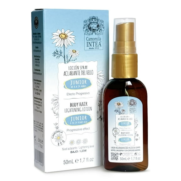 Camomila Intea Junior Hair Lightener for Kids - Bottle Spray with Natural Chamomile Extract - Paraben and Ammonia FREE  1.7 oz (50 ml)