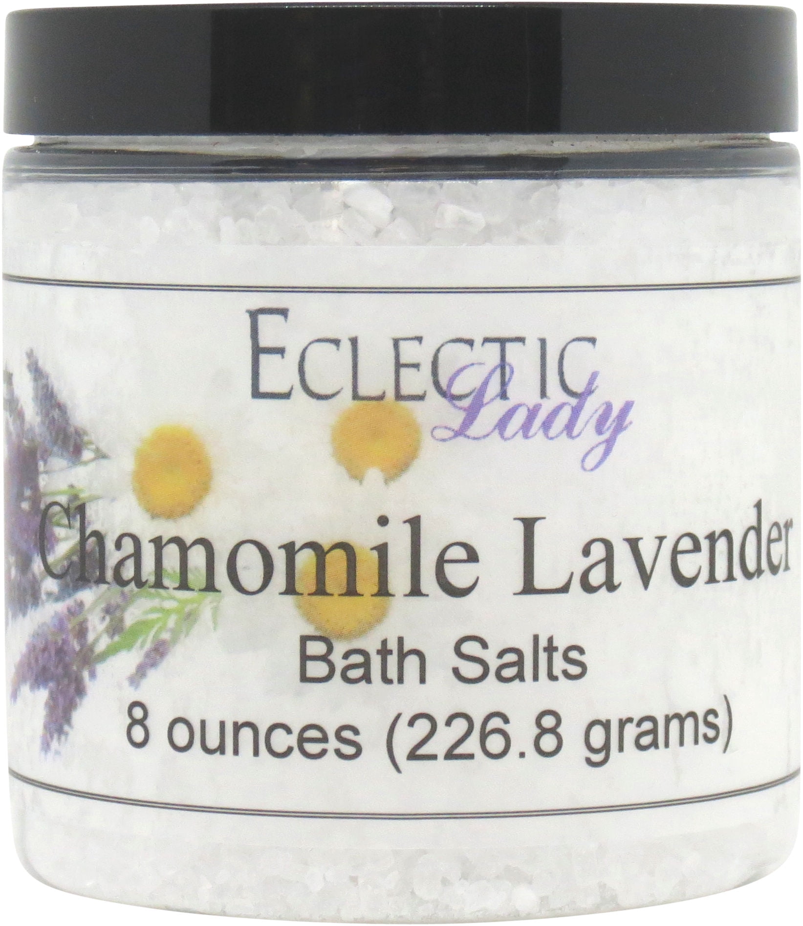 Chamomile Lavender Bath Salts by Eclectic Lady, 16 ounces