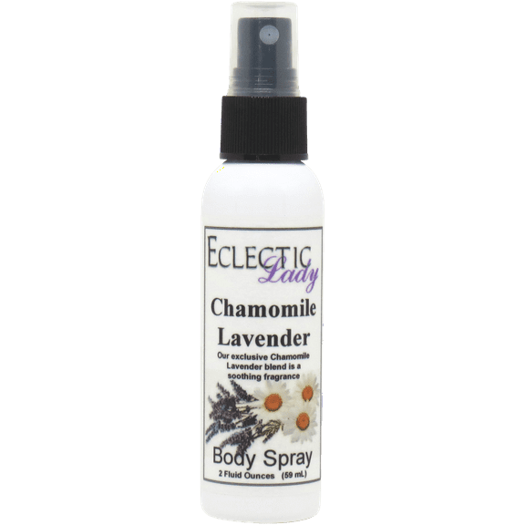 Chamomile Lavender Body Spray, Eclectic Lady, Hydrating Mist, Unisex, 2 oz