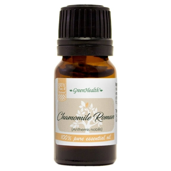 Chamomile (Roman) Essential Oil - 10 ml - Amber Glass Bottle w/ Euro Dropper