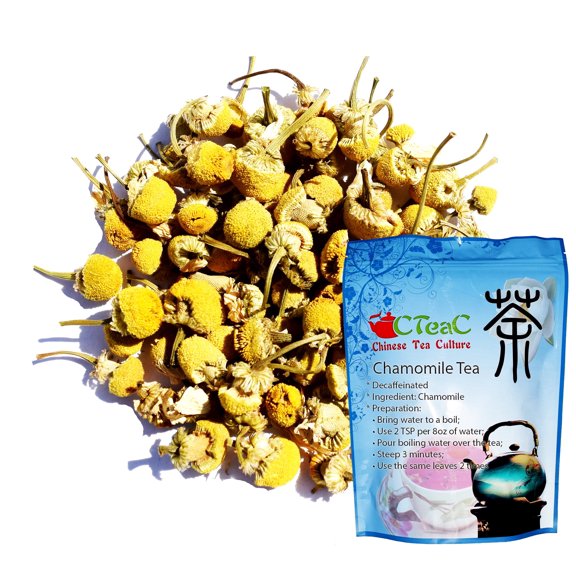 Chamomile Tea, decaffeinated, soothing tea, herbal loose leaf tea - 2oz