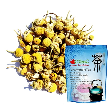 Chamomile Tea, decaffeinated, soothing tea, herbal loose leaf tea - 4oz