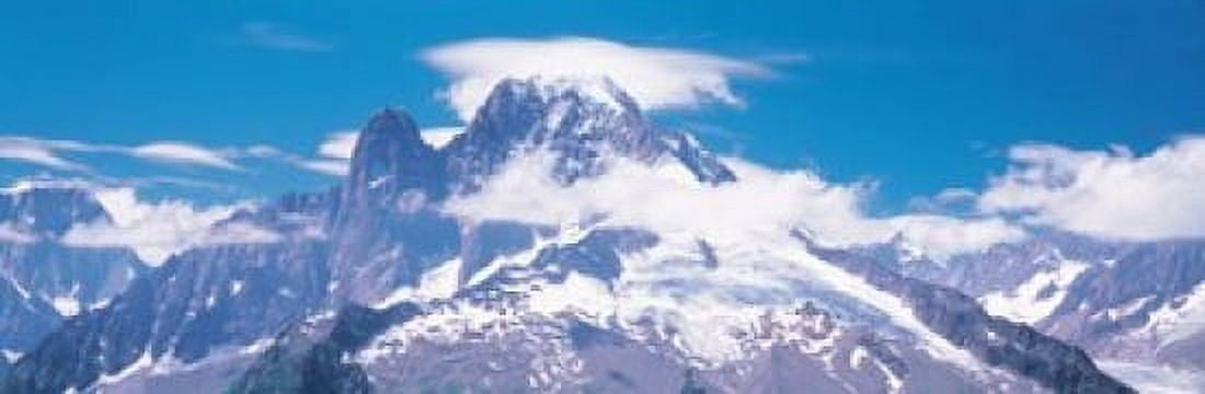 Chamonix France Canvas Art - Panoramic Images (36 x 12)