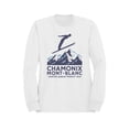 thumbnail image 1 of Chamonix Mont-Blanc Ski 1924 Graphic Men's Sweatshirt, 1 of 3