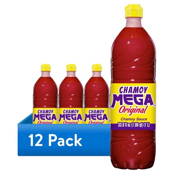 (12 pack) Chamoy Mega Original Sauce 33.8 fl oz