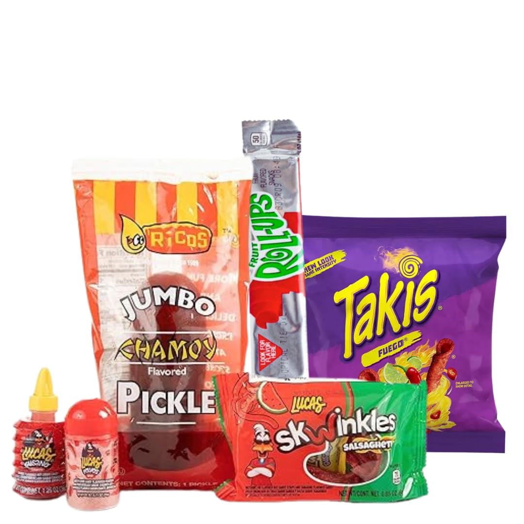 Chamoy Pickle Kit - Deluxe Chamoy Pickle Set With Chamoy Pickle, Takis ...