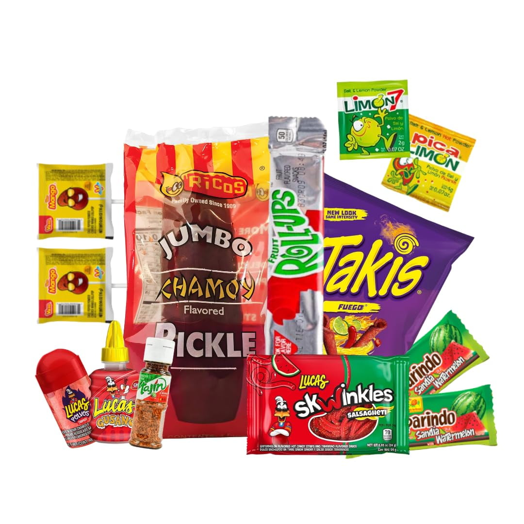 Chamoy Pickle Kit Deluxe Chamoy Pickle Set with Ricos Pickle, Takis