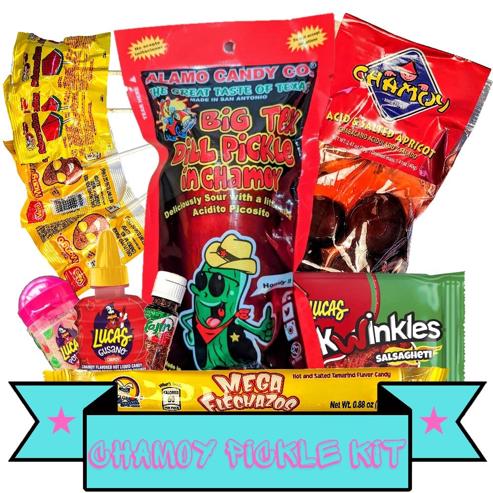 Chamoy Pickle Kit, Popular GP27 Mexican Candy, As Seen on Tik Tok