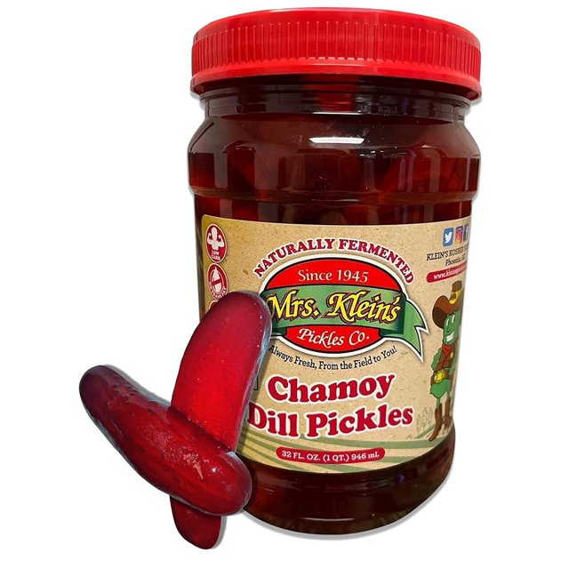 Chamoy Pickles • 32 Oz • Sweet, Salty, Sour, and Spicy all rolled in to