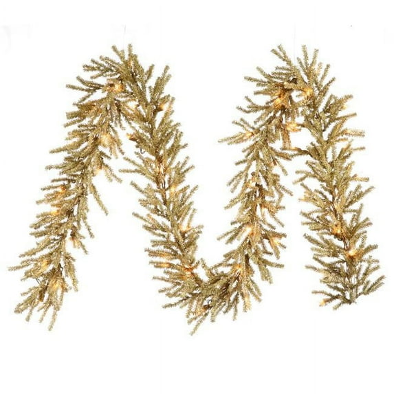 Champ Dura-Lit LED Garland with Warm White Lights - 9 ft. x 10 in.