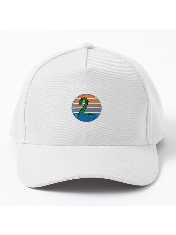 Champ Lake Monster Baseball Cap, Creature Graphic Hat Style