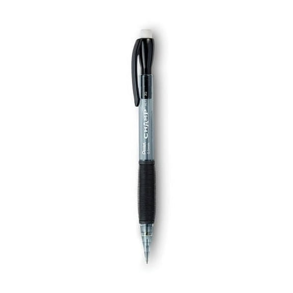 Champ Mechanical Pencil, 0.5 Mm, Hb (#2.5), Black Lead, Translucent Gray Barrel, Dozen | Bundle of 10 Dozen