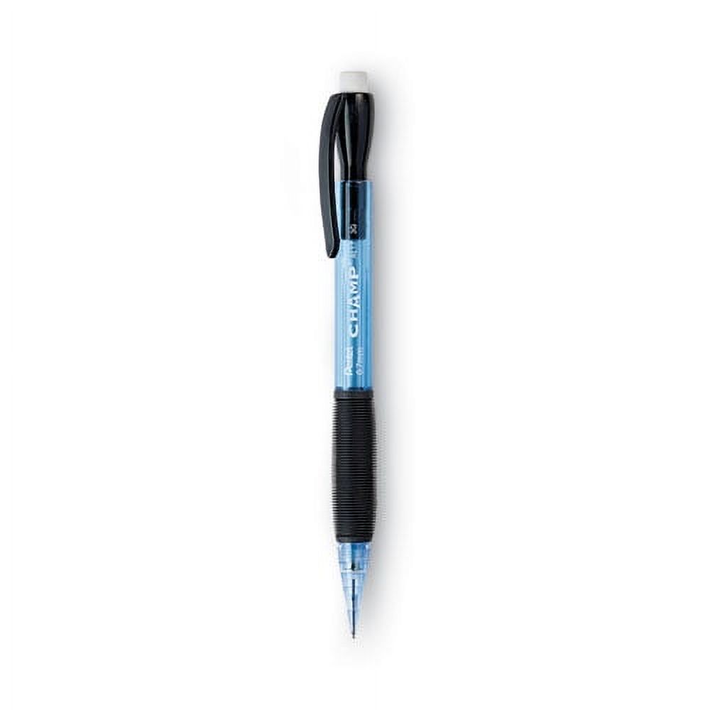 Champ Mechanical Pencil, 0.7 Mm, Hb (#2.5), Black Lead, Blue Barrel, Dozen | Bundle of 10 Dozen