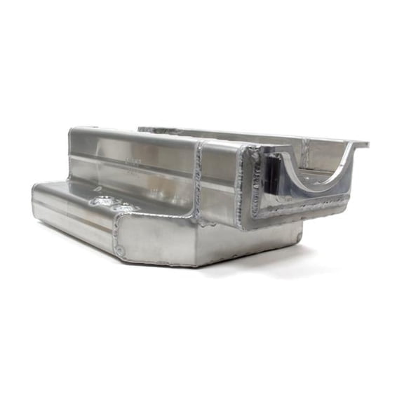 Champ Pans PRO1102KO 9.5 qt. Small Block Chevy Aluminum Oil Pan with 7 in. Deep Kick-Out