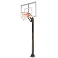 thumbnail image 1 of Champ Turbo-BP Steel-Glass In Ground Adjustable Basketball System, Columbia Blue, 1 of 1