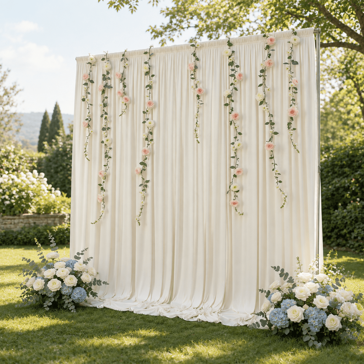 Champagne 10ftx10ft Wrinkle Free Silky Polyester Photo Studio Backdrop ...