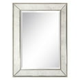 thumbnail image 1 of Champagne Beed Beveled Rectangle Wall Mirror, 1 of 1