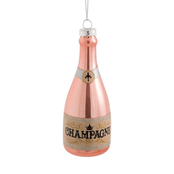 Abbott Collection Home 15-Season-POP-PNK Abbott Collection Champagne Bottle Ornament