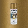 thumbnail image 1 of Champagne Bronze, Rust-Oleum Stops Rust Vintage Metallic Spray Paint-313142, 11 oz, 1 of 10