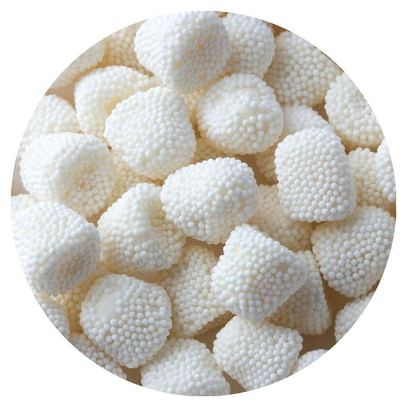 Champagne Bubbles, White Candy Gummies, Non-Alcoholic, The Hampton Popcorn & Candy Company, 2.2 Pound Bag (White - Champagne Bubbles)