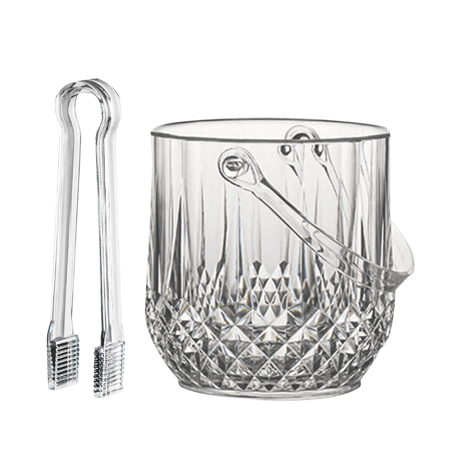 Champagne Bucket With Stand，True Acrylic Ice Bucket With Handles