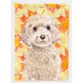 thumbnail image 1 of Champagne Cockapoo Fall Flag Canvas House, 1 of 1