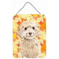 thumbnail image 1 of Champagne Cockapoo Fall Wall or Door Hanging Prints, 1 of 1