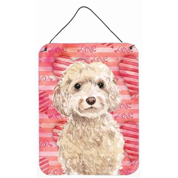 Champagne Cockapoo Love Wall or Door Hanging Prints