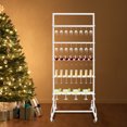 thumbnail image 1 of Champagne Display Stand, Champagne Rack Shelf, Wine Glass Rack(White) 26*16.5*66in, 1 of 14