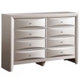thumbnail image 1 of Champagne Dresser With Support - Center Mounted Metal Guides Silver Fully Assembled For Immediate Use, 1 of 5