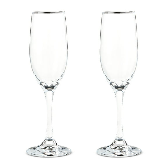 Champagne Flutes, 6 fl oz, 2 Pieces, by Way To Celebrate