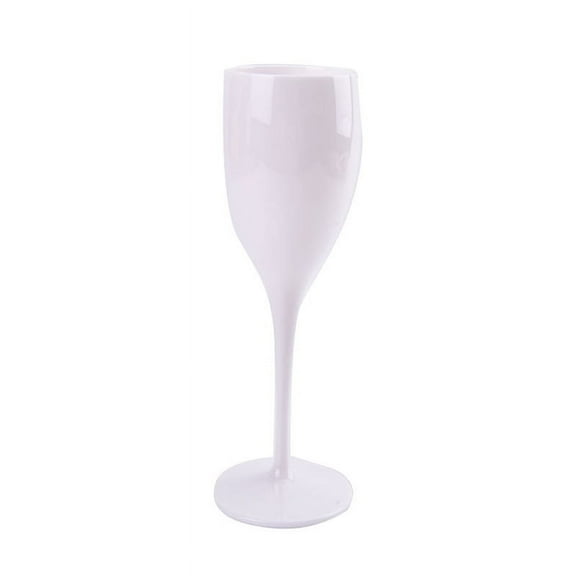Champagne Flutes Glasse Plastic Wine Glasses Dishwasher-safe White Champagne Glass Restaurant Beer Whiskey Drinkware