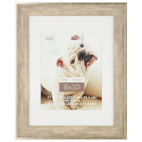 Champagne Frame with Mat by Studio Decor