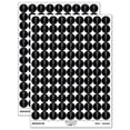 thumbnail image 1 of Champagne Glass Doodle 200+ Round Stickers - Black - Gloss Finish - 0.50" Size, 1 of 3