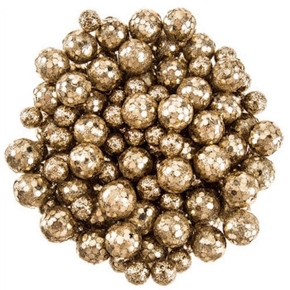 Champagne Glitter Ball Filler Christmas Holiday Decoration