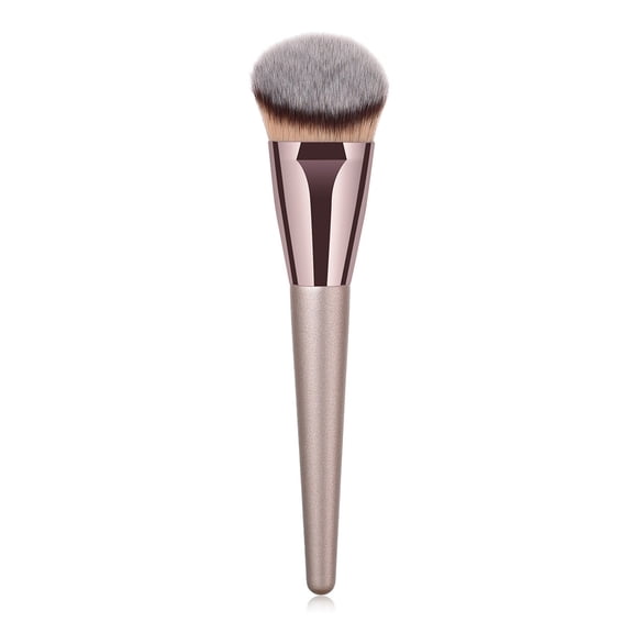 Champagne Gold Angled Beauty Brush For Face Makeup Soft Full Coverage Concealer Brush Powder Buffing Brush