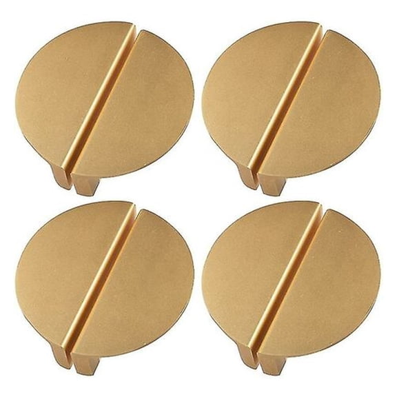 Champagne Gold Drawer Handles, 2.5 "Half-Moon Drawer Handles