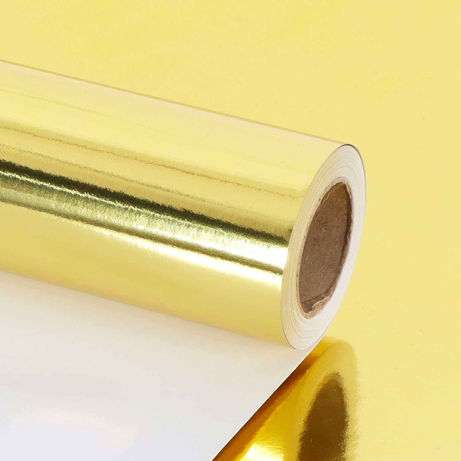 Champagne Gold Gift Wrapping Paper Metallic Wrapping Paper Roll Solid